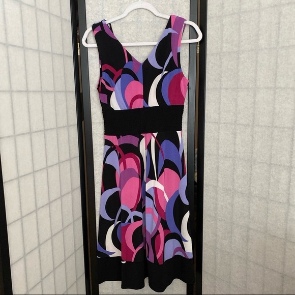 Rabbit Rabbit Rabbit Designs Size 6 Geometric Pattern Sleeveless Dress - Picture 2 of 5